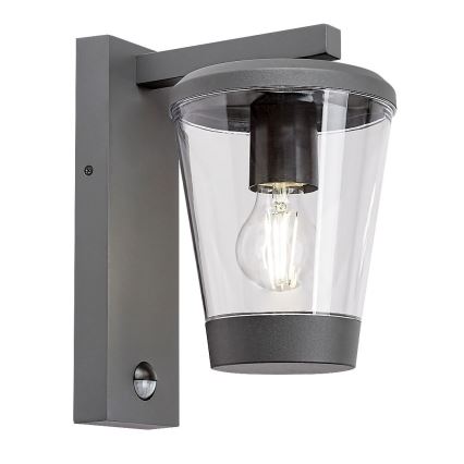 Rabalux - Udendørs væglampe med sensor 1xE27/40W/230V IP44