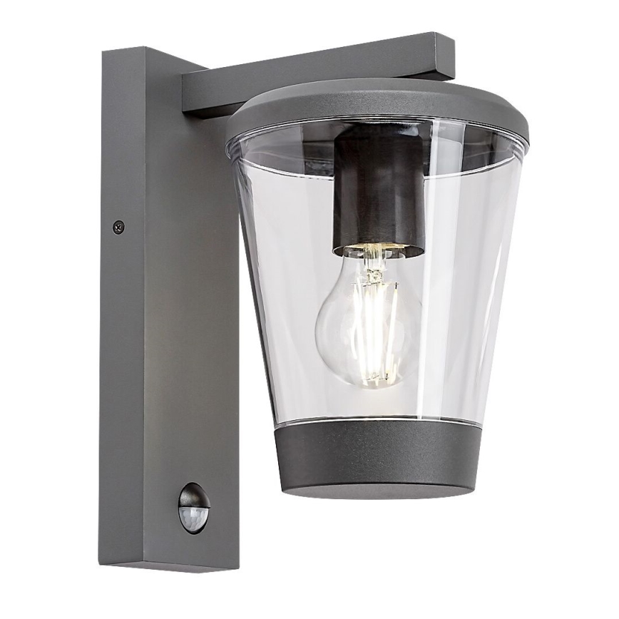 Rabalux - Udendørs væglampe med sensor 1xE27/40W/230V IP44