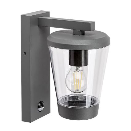 Rabalux - Udendørs væglampe med sensor 1xE27/40W/230V IP44