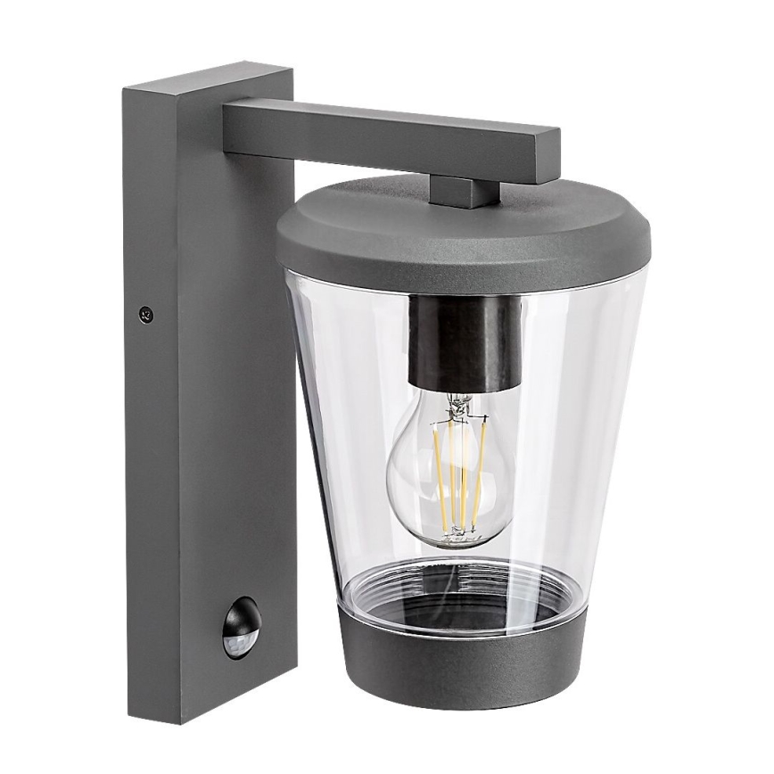 Rabalux - Udendørs væglampe med sensor 1xE27/40W/230V IP44