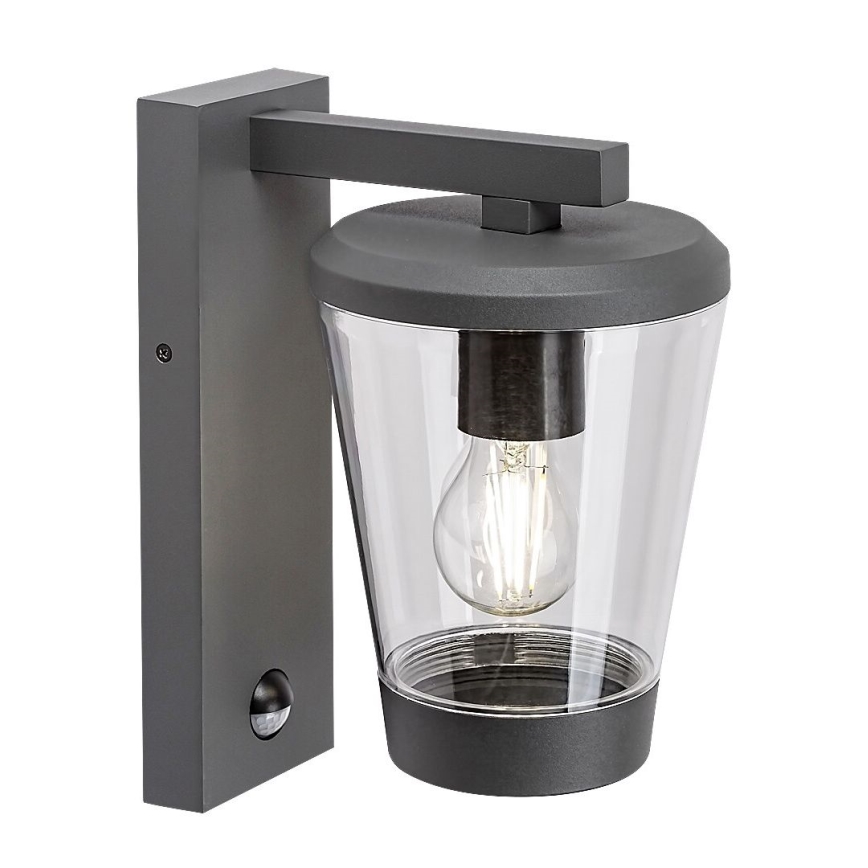 Rabalux - Udendørs væglampe med sensor 1xE27/40W/230V IP44
