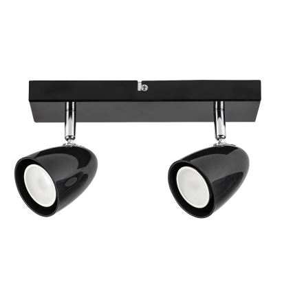 Rabalux - Spotlampe 2xGU10/5W/230V sort