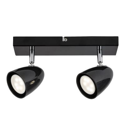 Rabalux - Spotlampe 2xGU10/5W/230V sort