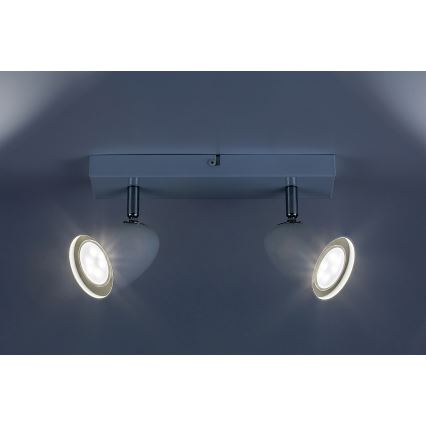Rabalux - Spotlampe 2xGU10/5W/230V hvid