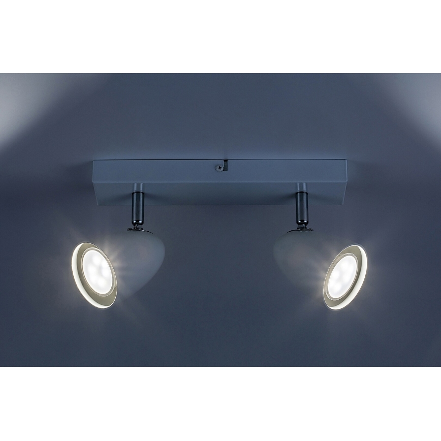 Rabalux - Spotlampe 2xGU10/5W/230V hvid