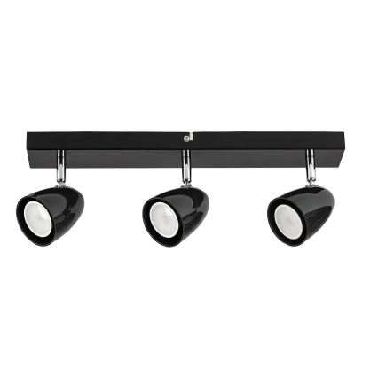 Rabalux - Spotlampe 3xGU10/5W/230V sort