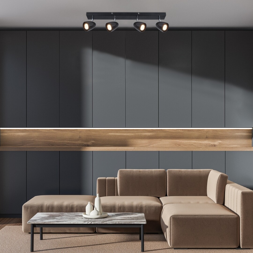 Rabalux - Spotlampe 4xGU10/5W/230V sort
