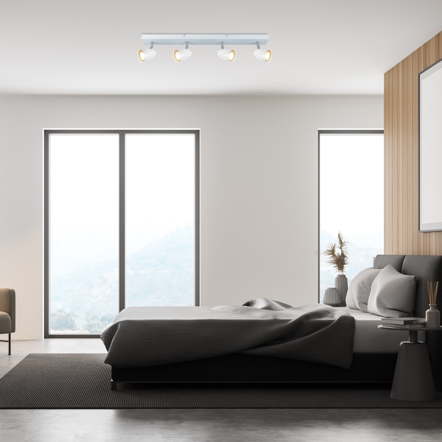 Rabalux - Spotlampe 4xGU10/5W/230V hvid