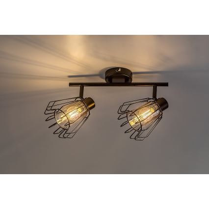 Rabalux - Spotlampe 2xE14/40W/230V