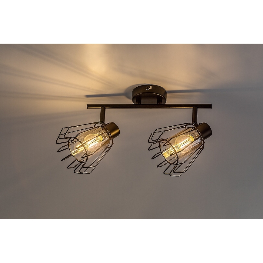 Rabalux - Spotlampe 2xE14/40W/230V