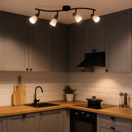 Rabalux - Spotlampe 4xE14/40W/230V