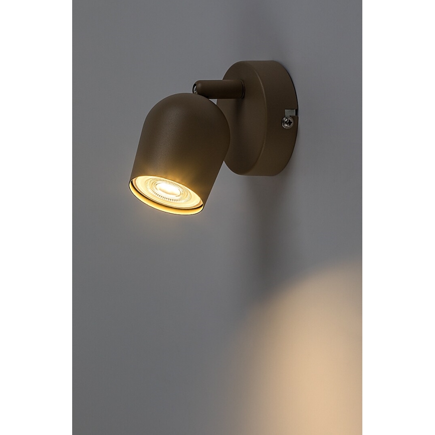 Rabalux - Væghængt spotlampe 1xGU10/15W/230V beige