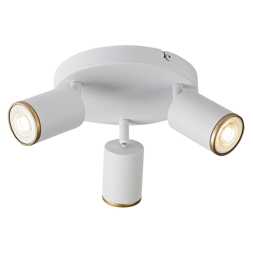 Rabalux - Spotlampe 3x GU10/15W/230V, hvid