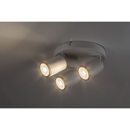 Rabalux - Spotlampe 3x GU10/15W/230V, hvid