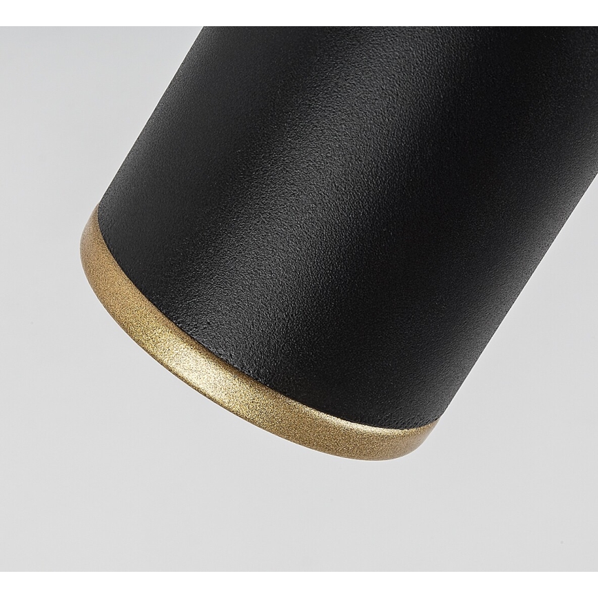 Rabalux - Vægspotlampe 1xGU10/15W/230V sort