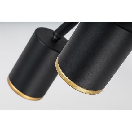 Rabalux - Spotarmatur 2xGU10/15W/230V sort
