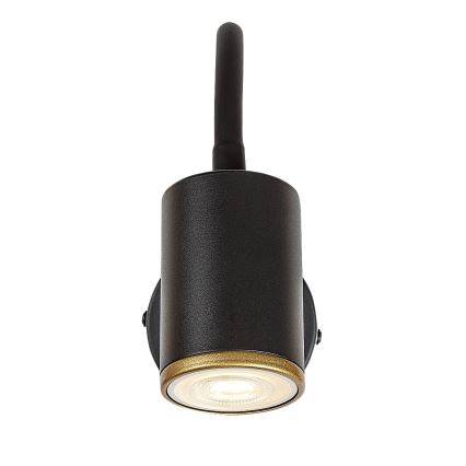 Rabalux - Væghængt spotlampe 1xGU10/15W/230V sort
