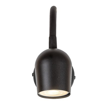 Rabalux - Væglampe med spot 1xGU10/15W/230V sort