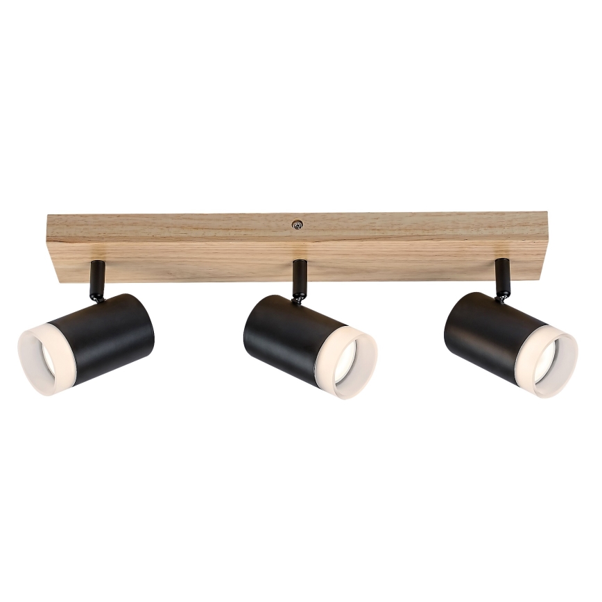 Rabalux - Loftspot med 3xGU10/5W/230V i egetræ