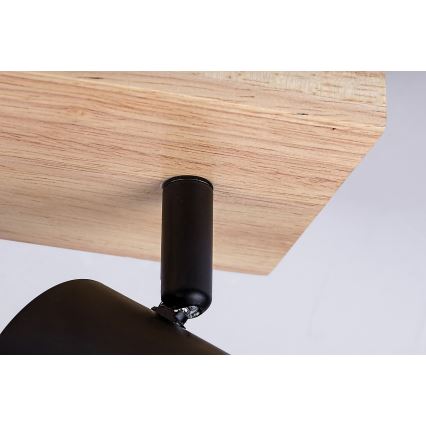 Rabalux - Loftspot med 3xGU10/5W/230V i egetræ