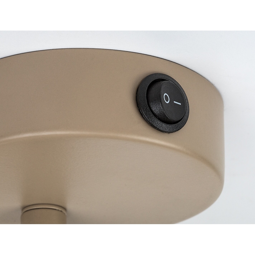 Rabalux - Væglampe med spot 1xE14/10W/230V, beige