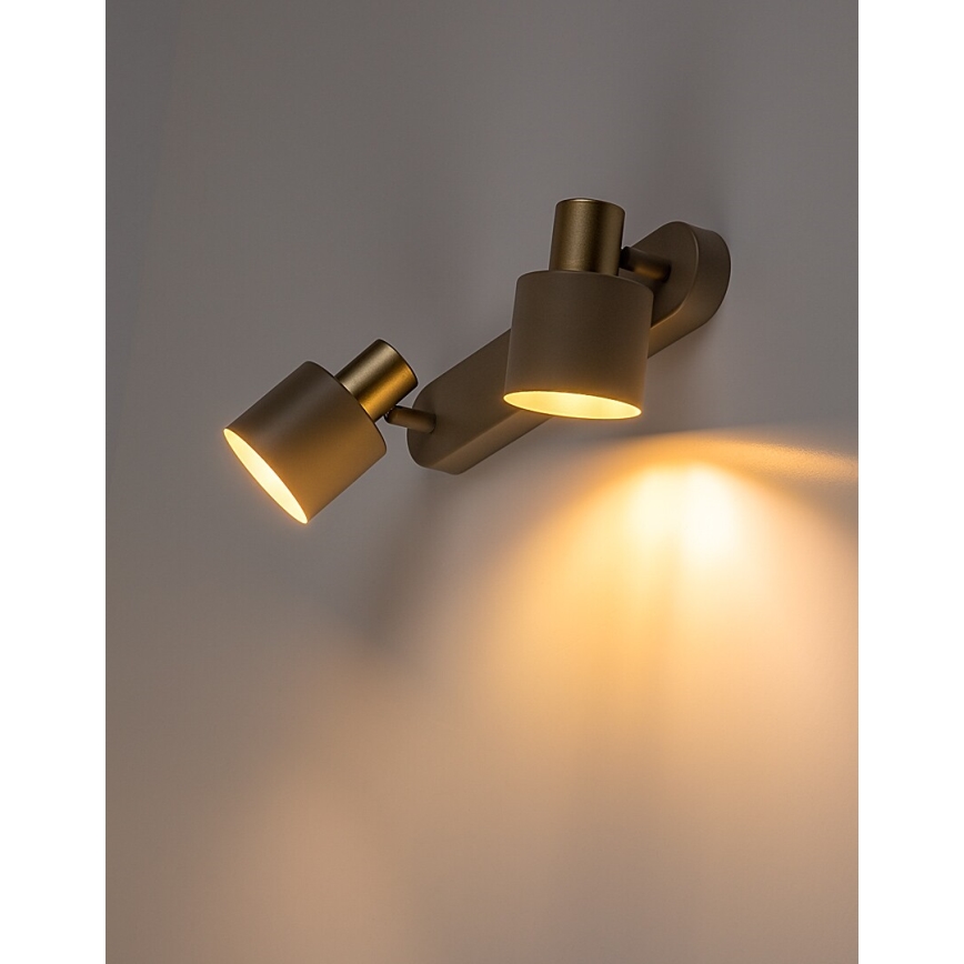 Rabalux - Spotlampe 2xE14/10W/230V beige