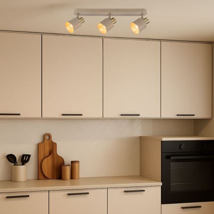Rabalux - Spotlampe 3xE14/10W/230V beige