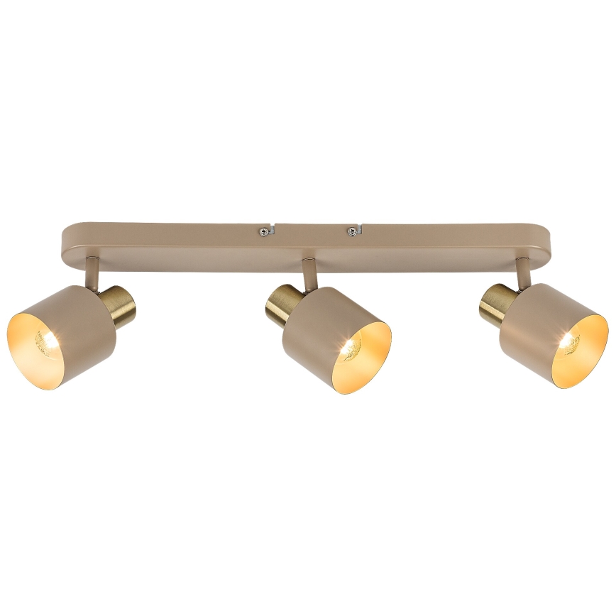 Rabalux - Spotlampe 3xE14/10W/230V beige