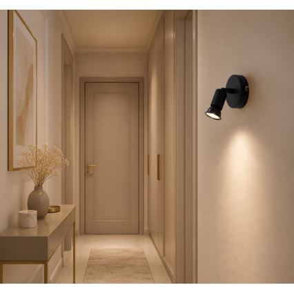 Rabalux - Spotlampe 1xGU10/25W/230V sort