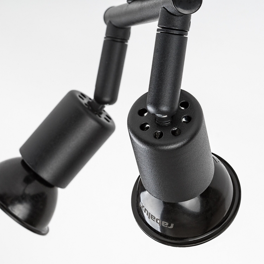 Rabalux - Spotlampe 2xGU10/25W/230V sort