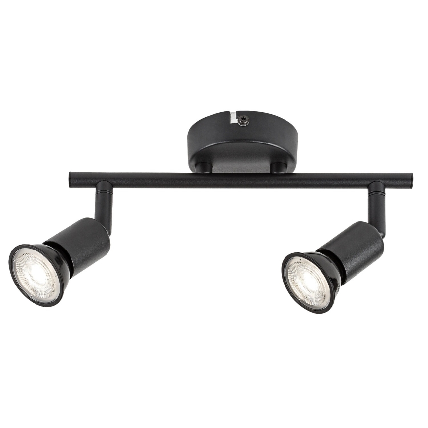 Rabalux - Spotlampe 2xGU10/25W/230V sort