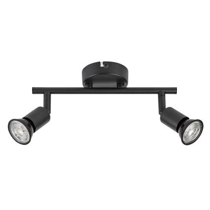 Rabalux - Spotlampe 2xGU10/25W/230V sort