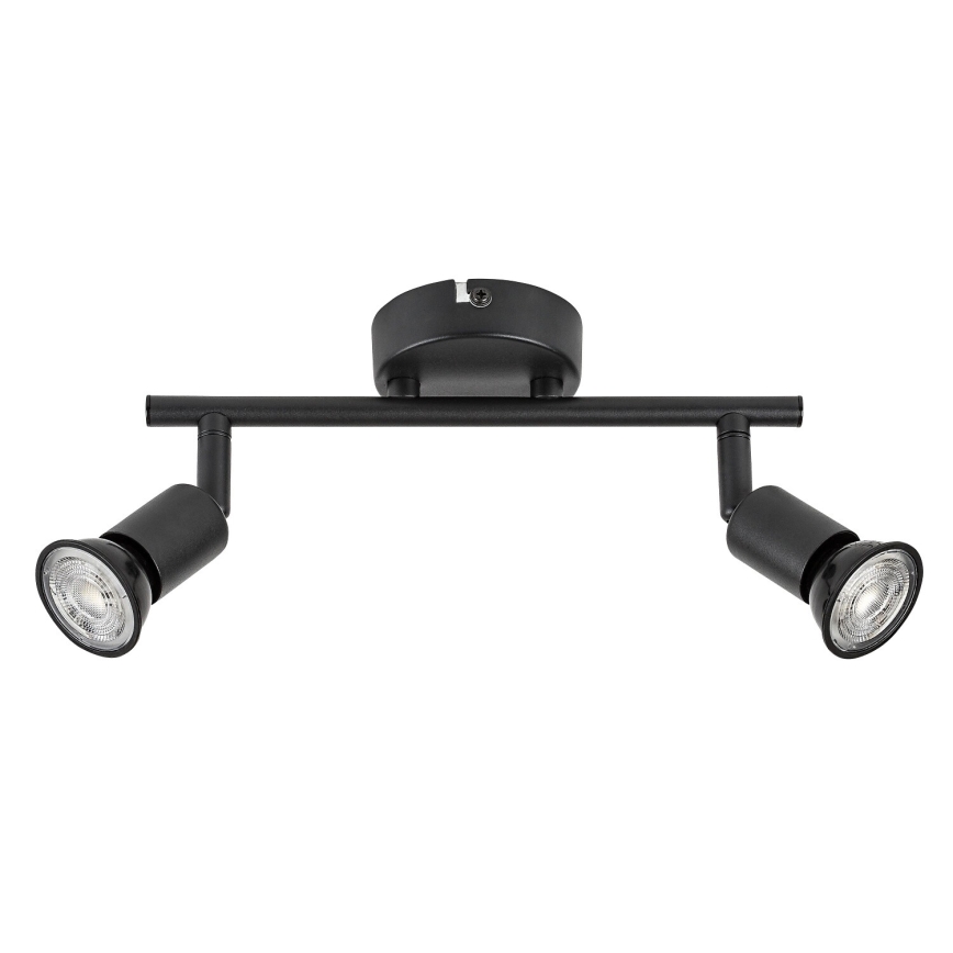 Rabalux - Spotlampe 2xGU10/25W/230V sort