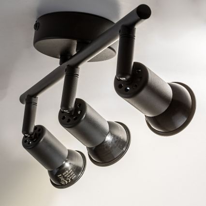 Rabalux - Spotlampe 3xGU10/25W/230V sort