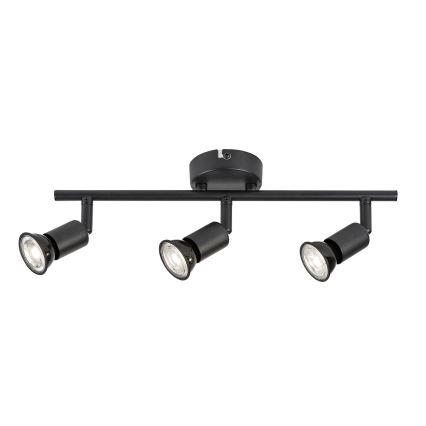 Rabalux - Spotlampe 3xGU10/25W/230V sort