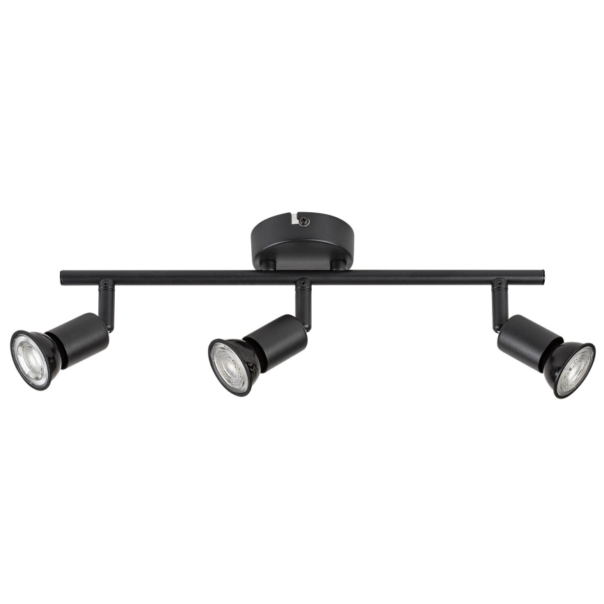 Rabalux - Spotlampe 3xGU10/25W/230V sort