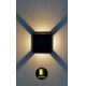Rabalux - Udendørs LED væglampe LED/6W/230V IP54 sort