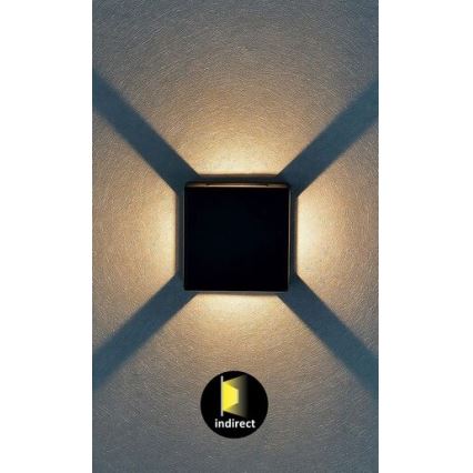 Rabalux - Udendørs LED væglampe LED/6W/230V IP54 sort