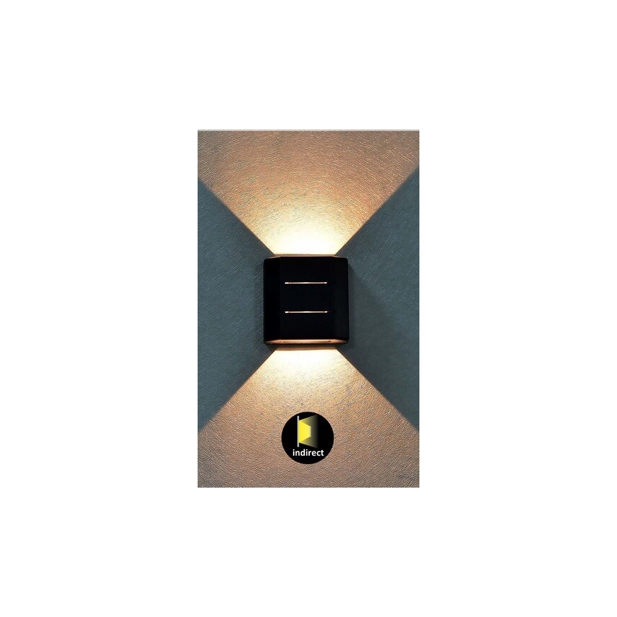 Rabalux - Udendørs LED væglampe LED/6W/230V IP54 sort