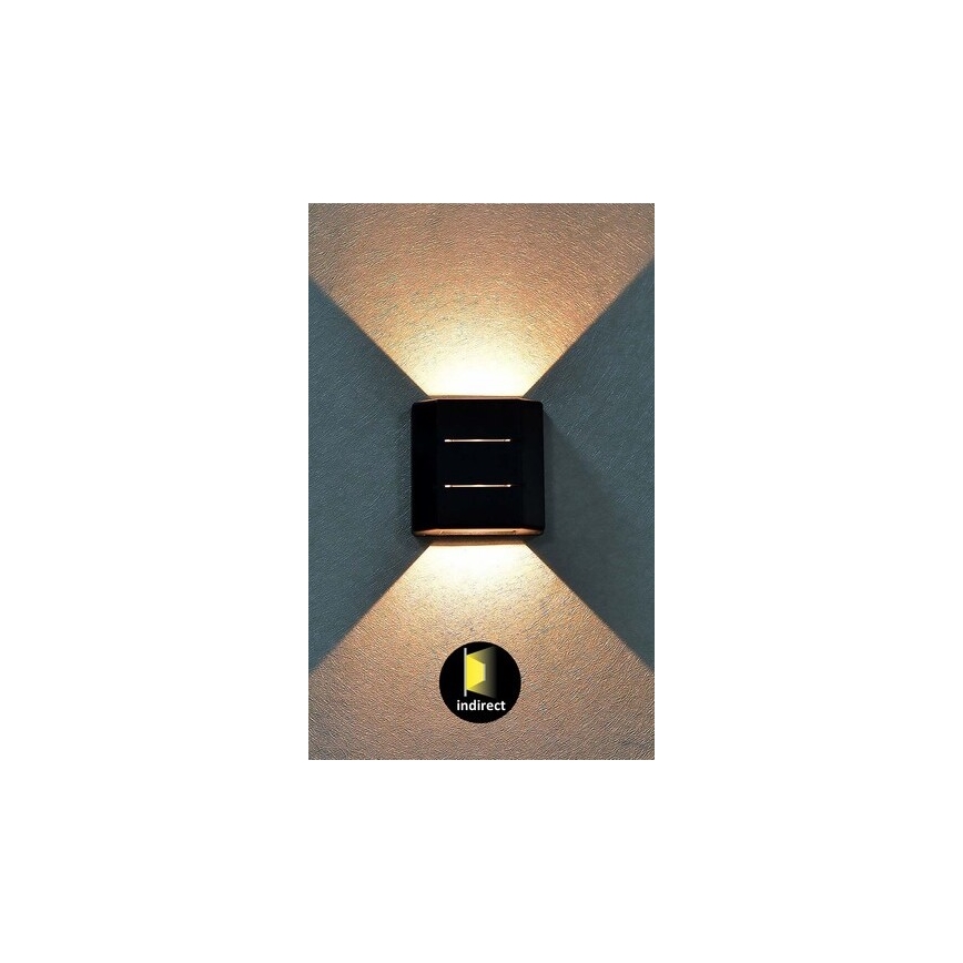 Rabalux - Udendørs LED væglampe LED/6W/230V IP54 sort