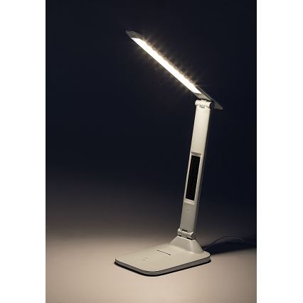 Rabalux - LED bordlampe med display dæmpbar LED/5W/5V 3000-6000K