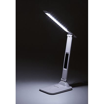 Rabalux - LED bordlampe med display dæmpbar LED/5W/5V 3000-6000K