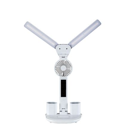 Rabalux - Dæmpbar LED-bordlampe med ventilator og display LED/7W/5V 3000/4000/6500K