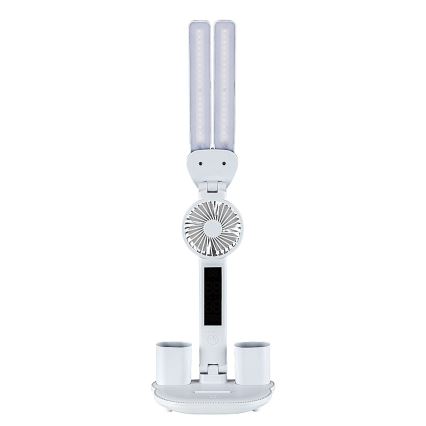 Rabalux - Dæmpbar LED-bordlampe med ventilator og display LED/7W/5V 3000/4000/6500K