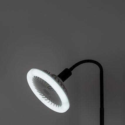 Rabalux - LED-dæmpbar gulvlampe med ventilator Ø 30 cm 1xE27/16W/230V 3000-6500K + fjernbetjening