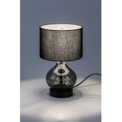 Rabalux - Bordlampe 1xE14/25W/230V røget