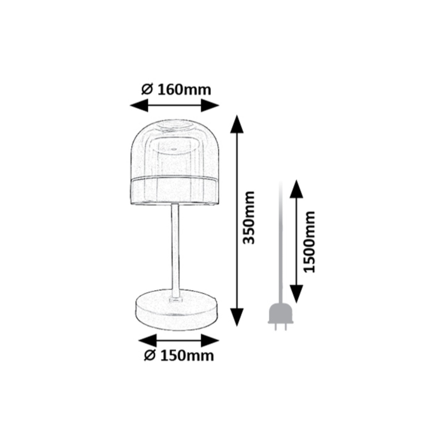 Rabalux - LED bordlampe dæmpbar LED/13W/230V 3000/4000/6000K