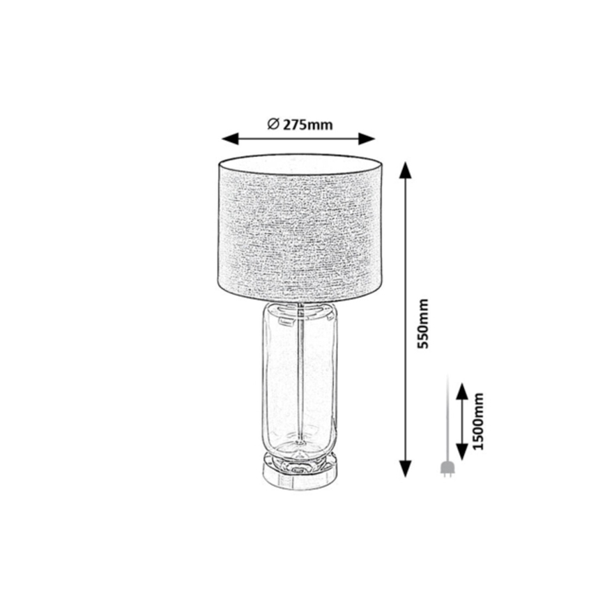 Rabalux - Bordlampe 1xE27/60W/230V