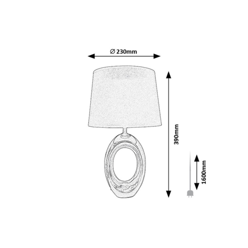 Rabalux - Bordlampe 1xE14/25W/230V