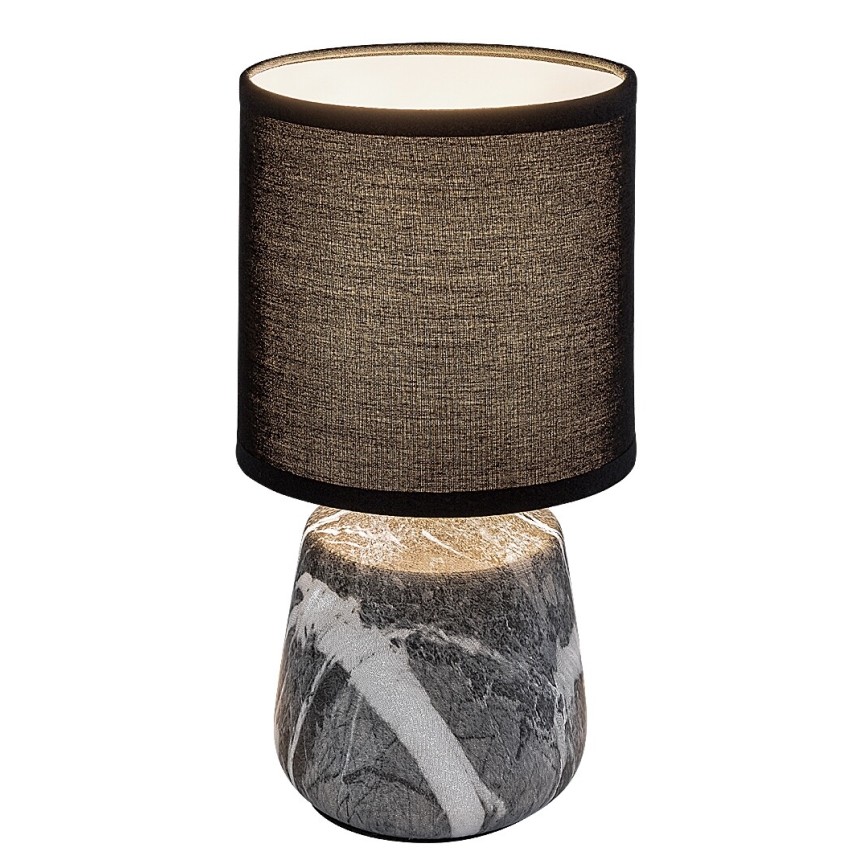 Rabalux - Bordlampe 1xE14/40W/230V sort/marmorfinish